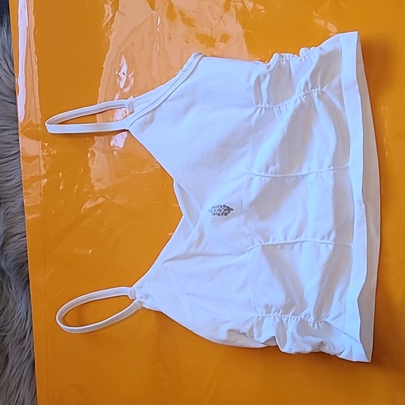 Free people good karma ruched cropped tank white - Picture 4 of 7